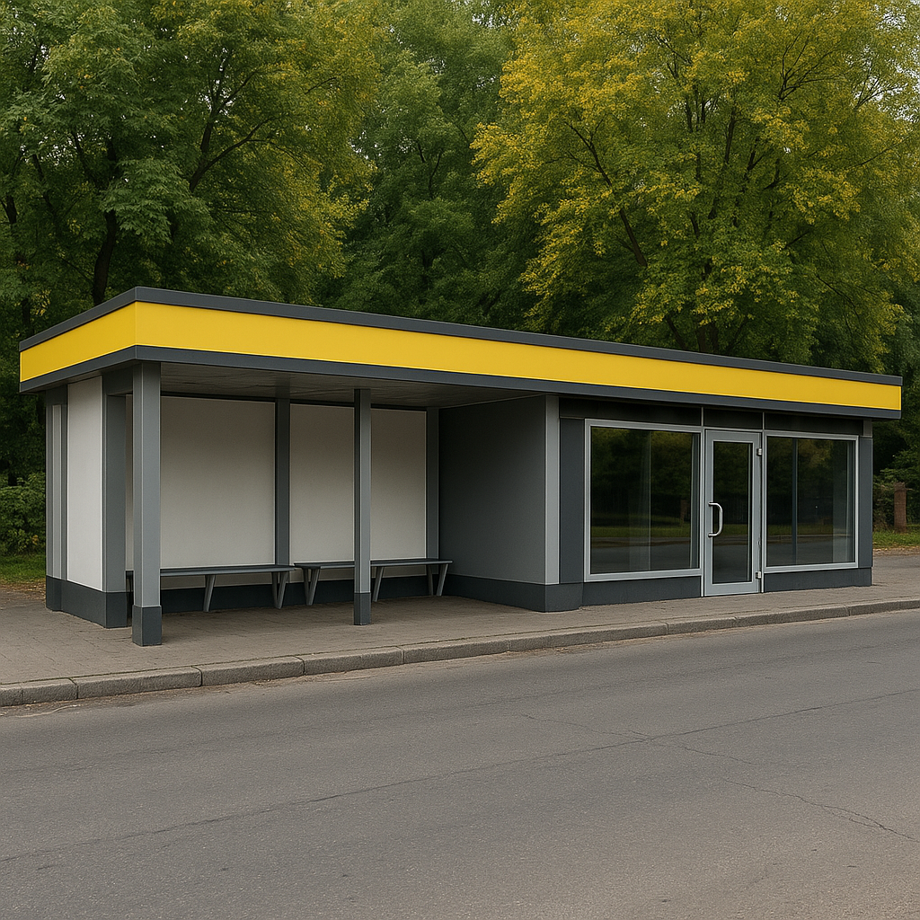 Остановочный комплекс 3х2 Базовая комплектация