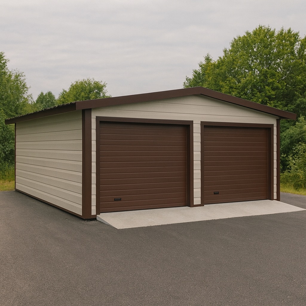 Гараж из сендвич панелей