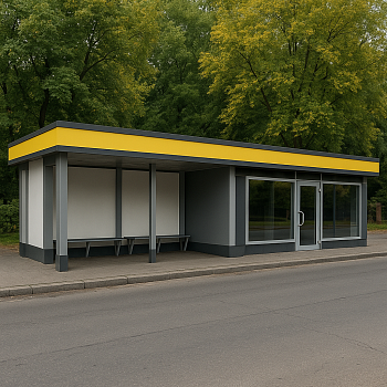 Остановочный комплекс 3х2 Базовая комплектация